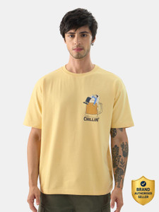 The Souled Store Graphic Print Men Round