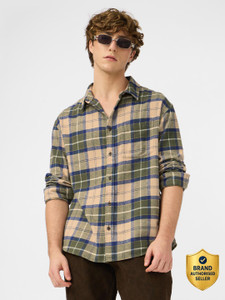 The Souled Store Men Checkered Casual Multicolor