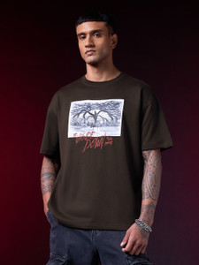The Souled Store Men Embroidered Round Neck