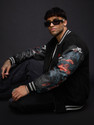 The Souled Store Men Graphic Print Bomber