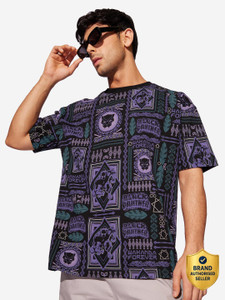 The Souled Store Men Graphic Print Round