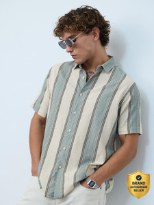 The Souled Store Men Striped Casual Light