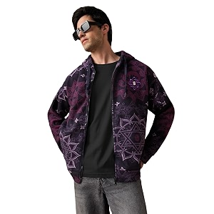 The Souled Store Oversized Jacket Mandala Men
