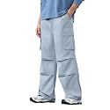 The Souled Store Parachute Pants Dusty Sky