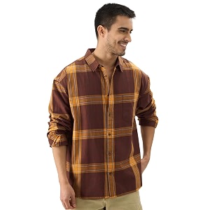 The Souled Store Plaid Sirocco Men and