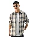 The Souled Store Plaid Waffle Black Men