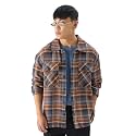 The Souled Store Plaids Orion Brown Men