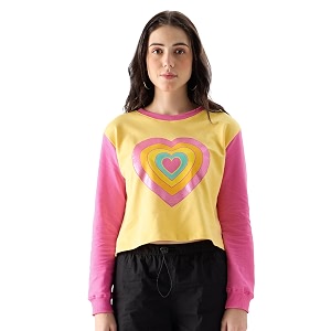 The Souled Store Rainbow Hearts Women Pre-Winter