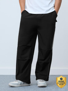 The Souled Store Regular Fit Men Black