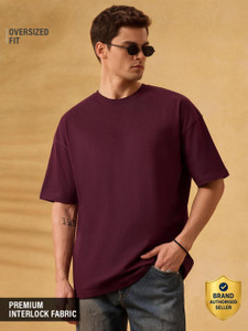 The Souled Store Solid Men Round Neck