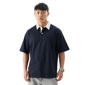 The Souled Store Solid Navy Blue Men