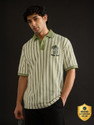 The Souled Store Striped Men Polo Neck