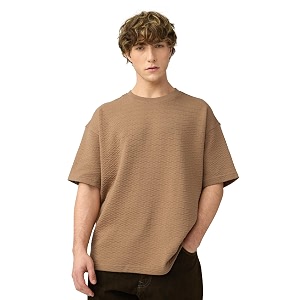 The Souled Store Textured T-Shirt Men and