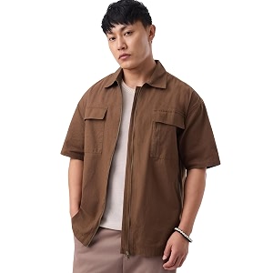 The Souled Store Zipper Shirt Men and