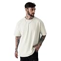 The Souled StoreSolids Eggshell WhiteOversized T-Shirts