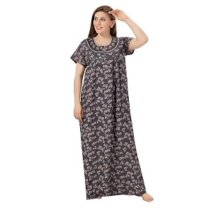 Soulemo Womens Alpine Blended Printed Nighty 1635