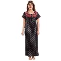 Soulemo Women39s Blended Printed Maxi Nighty