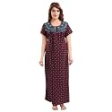 Soulemo Women39s Blended Printed Maxi Nighty
