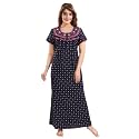 Soulemo Women39s Blended Printed Maxi Nighty