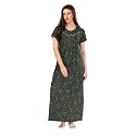 Soulemo Women39s Blended Printed Maxi Nighty
