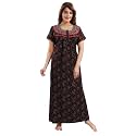 Soulemo Women39s Blended Printed Maxi Nighty