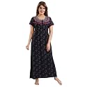 Soulemo Women39s Blended Printed Maxi Nighty
