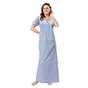 Soulemo Women39s Pure Cotton Floor Length Nighty