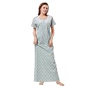 Soulemo Women39s Pure Cotton Floor Length Nighty