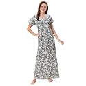 Soulemo Women39s Pure Cotton Floor Length Nighty