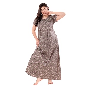 soulemo women cotton floor length nighty 1633