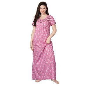 soulemo women cotton floor length nighty 1633