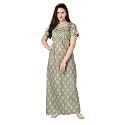 Soulemo Women Cotton Floor Length Nighty 1633