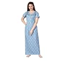 Soulemo Women Cotton Floor Length Nighty 1633