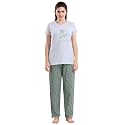 Soulemo Womens Cotton Plain Night Suit 1054