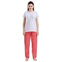 Soulemo Womens Cotton Plain Night Suit 1054