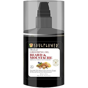 soulflower beard and moustache oil 30 ml