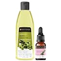 Soulflower Rosemary Essential Oil Oilve Carrier Oil Combo| Hair Growth, Hair Fall Control, Healthy Scalp, Strengthen Roots | 100% Pure, Natural, Orgainic, Ecocert Certified Pack of 2 | 240ml