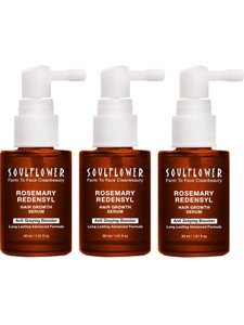 soulflower rosemary hair growth serum concentrate 3 redensyl 4 anagain 1 melanogray 90 ml
