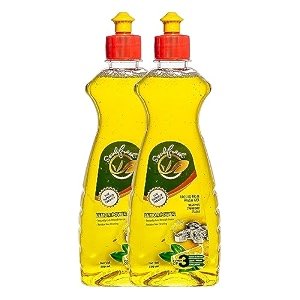 soulfresh dishwash liquid gel grease cleaner removes tough stains 500ml pack of 2