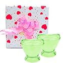 Superior, Smooth Edge,Glass Eye Wash Cup Transparent Eye Cup Eye Washing Cup Clear Eye Flush Cup Eye Washing Kit Portable Eye Rinsing Cup for Home Travel Use set of 2
