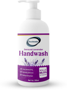 SOULWASH LAVENDER Hand WashInfused with skin-loving ingredients500ml.