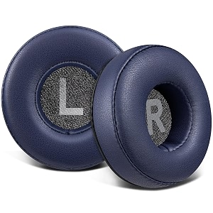soulwit earpads replacement for jbl tune 450bttune 460bttune 500bttune 510bttune 520bttune 530btjr 300btjr 310bte40btjunior 320bt ear pads cushions with soft protein leather - navy blue