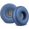 SOULWIT Earpads Replacement for JBL Tune 450BT/Tune 460BT/Tune 500BT/Tune 510BT/Tune 520BT/Tune 530BT/JR 300BT/JR 310BT/E40BT/Junior 320BT, Ear Pads Cushions with Soft Protein Leather - Blue