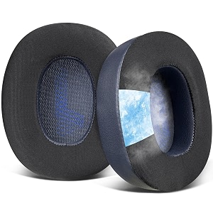 soulwit cooling gel replacement ear pads for jbl e65btnclive 650btnclive 770nclive 660ncduet nc over-ear headphones earpads cushions with high-density foam - e65bt cg navy blue