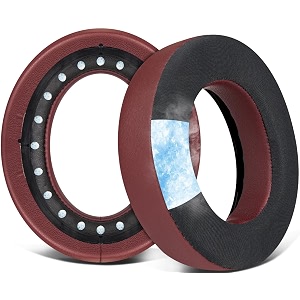soulwit earpads cushions replacement for corsair hs75 xb hs70pro hs60pro hs50pro gaming headsetheadphones ear pads with high-density noise isolation foam hs60 cg burgundy
