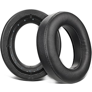 soulwit earpads cushions replacement for corsair hs75 xb hs70pro hs60pro hs50pro gaming headsetheadphones ear pads with high-density noise isolation foam hs60 pl black