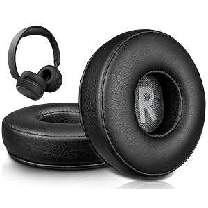 soulwit replacement earpads for anker soundcore h30i wireless on-ear headphones ear pads cushions with noise isolation foam - h30i pl black