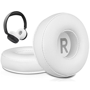 soulwit replacement earpads for anker soundcore h30i wireless on-ear headphones ear pads cushions with noise isolation foam - h30i pl white