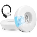 SOULWIT Replacement Earpads for Anker Soundcore H30i Wireless On-Ear Headphones, Ear Pads Cushions with Noise Isolation Foam - H30i CG White