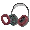 SOULWIT Sweat Proof Silicone Ear Cover for AirPods Max, Comfortable Fit for Gym Exercise, Easy to Clean, No Sound Quality Loss - Burgundy